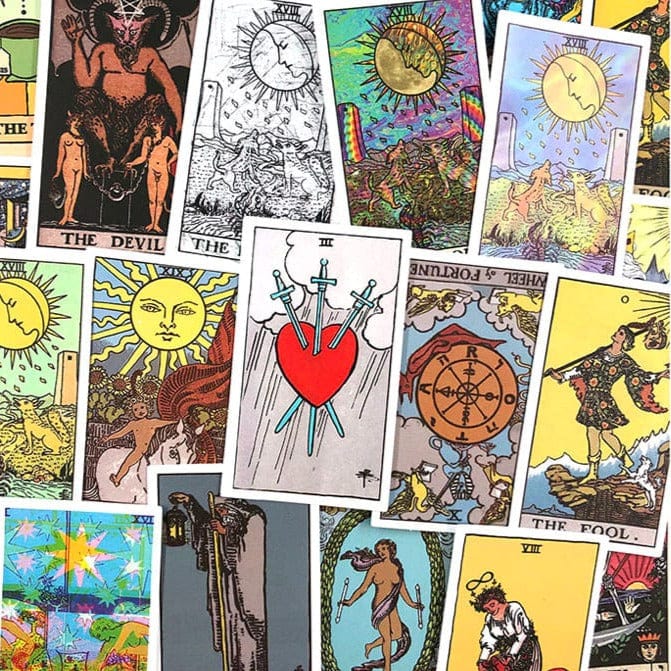 Stickers Vintage<br> Tarot Mat (60 pcs) Stickers Mania