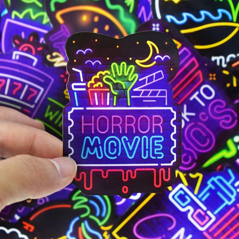 Stickers Vintage Néon Stickers Mania