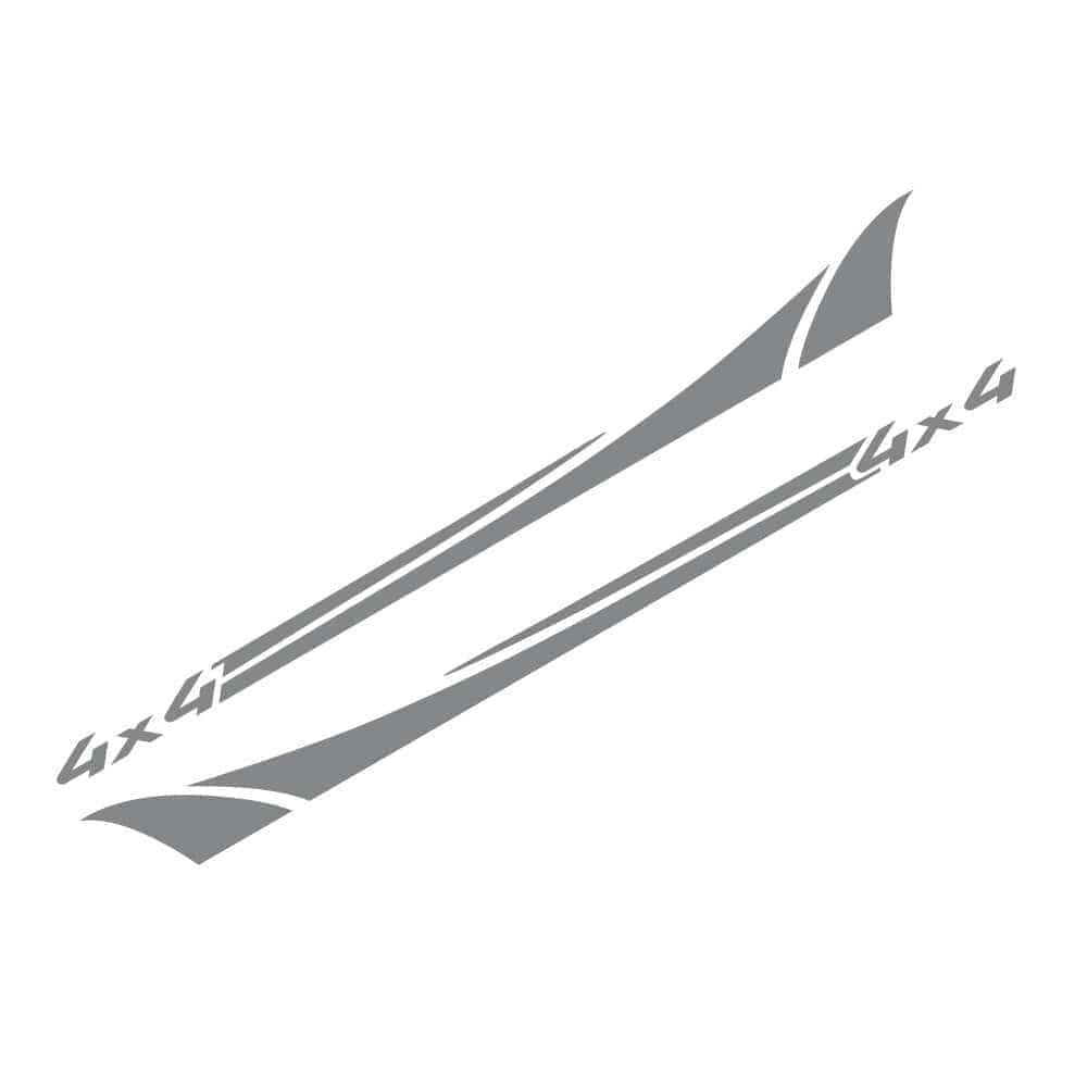 Stickers Voiture 4x4 Gris Stickers Mania