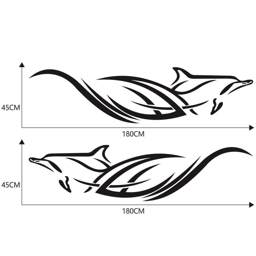 Stickers Voiture Dauphin Stickers Mania