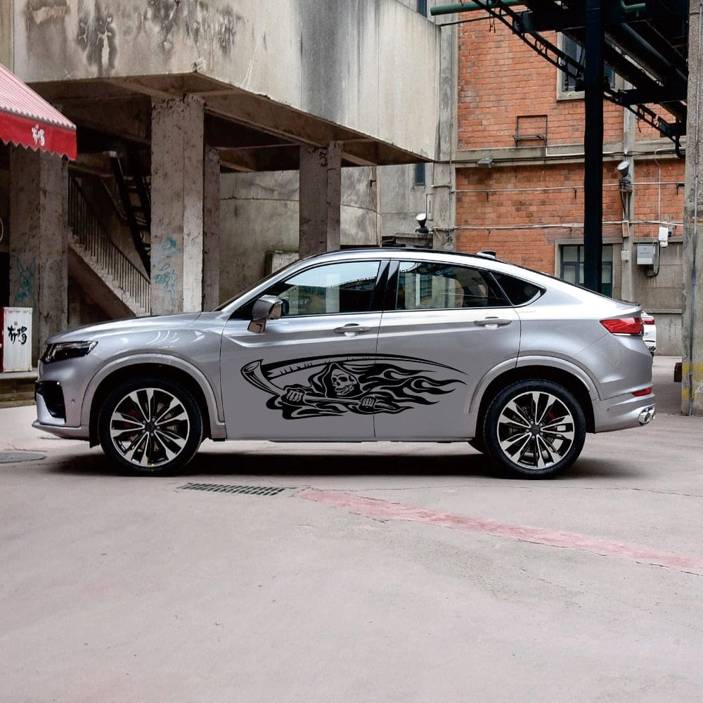 Stickers Voiture Faucheuse Stickers Mania