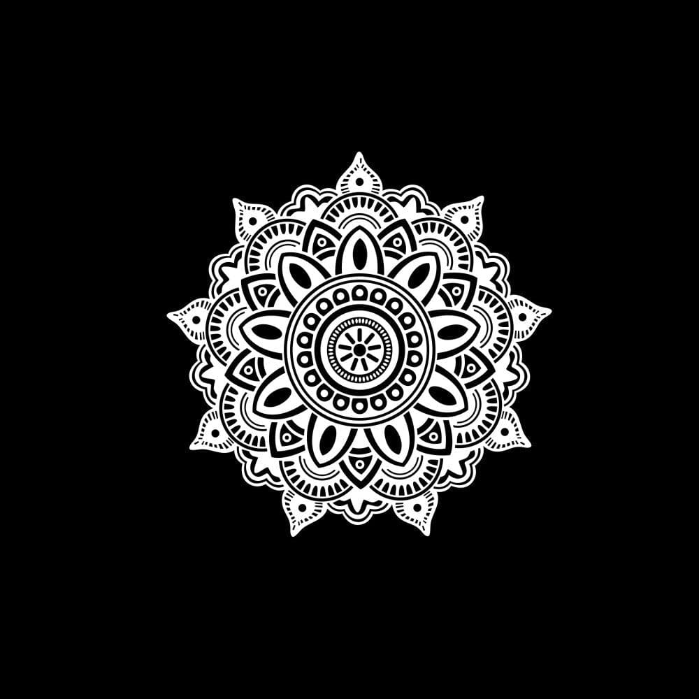 Stickers Voiture Mandala Blanc Stickers Mania