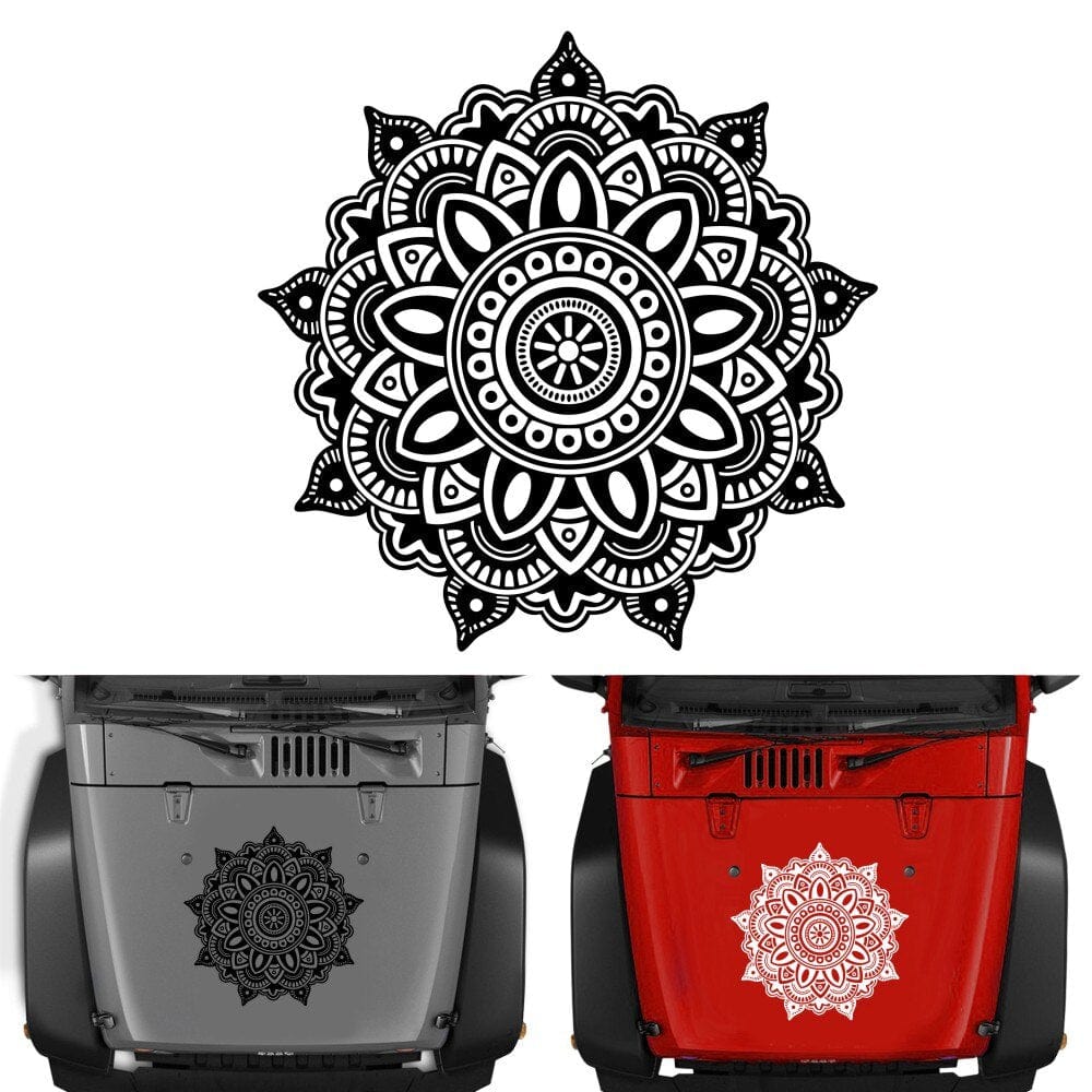 Stickers Voiture Mandala Stickers Mania