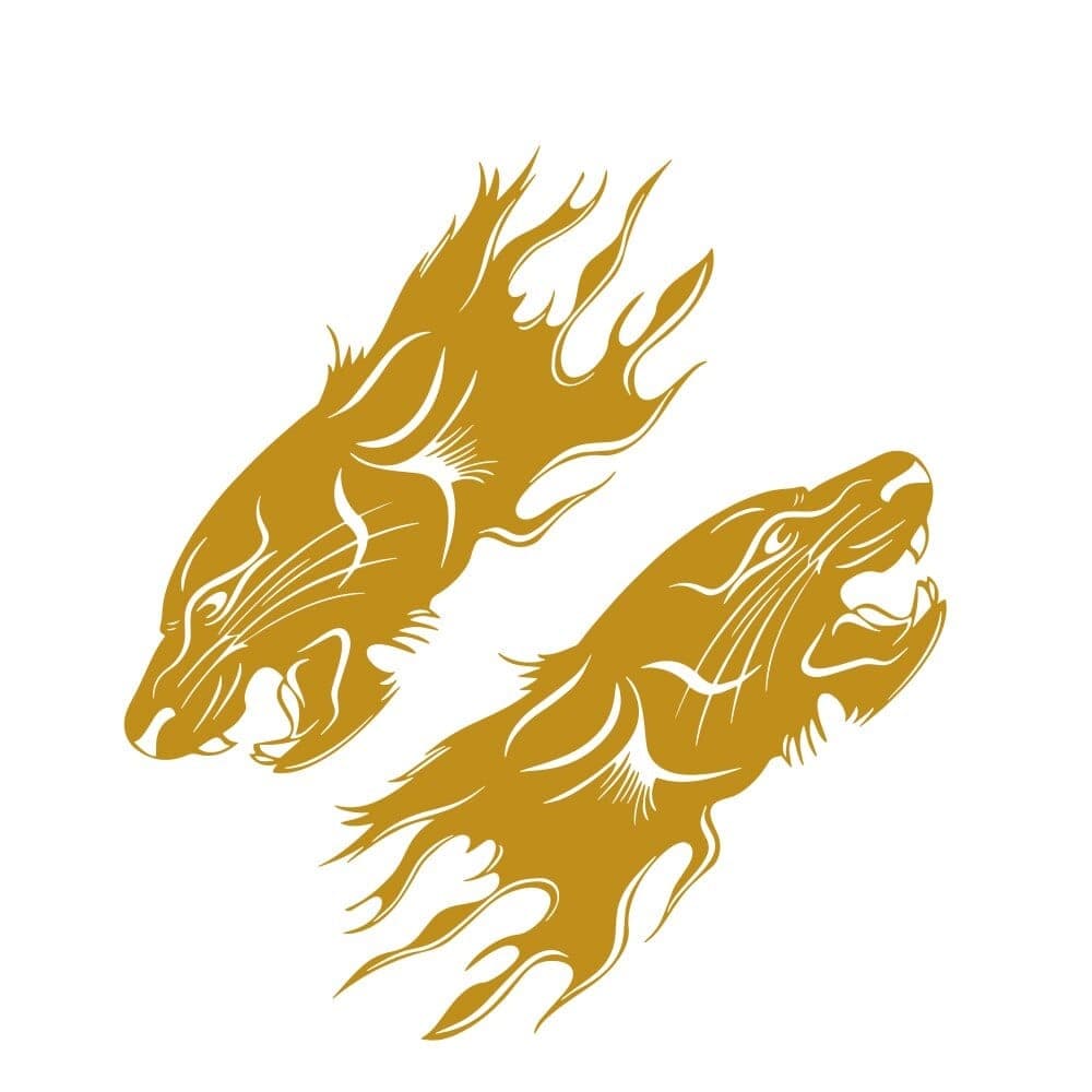 Stickers Voiture Panthère Or Stickers Mania