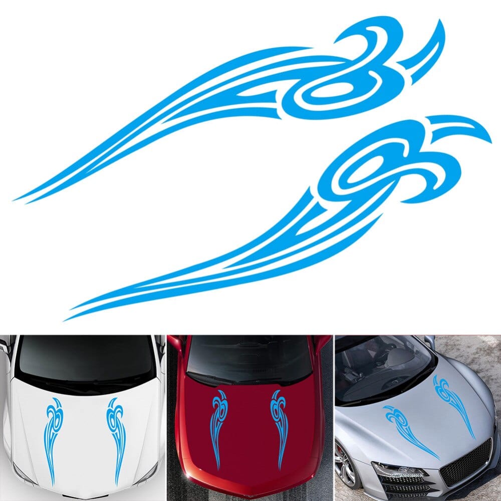 Stickers Voiture Tuning Bleu Stickers Mania