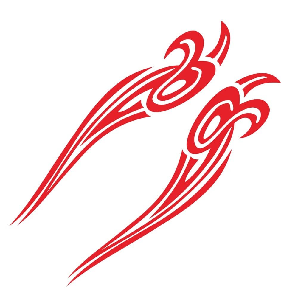 Stickers Voiture Tuning Rouge Stickers Mania