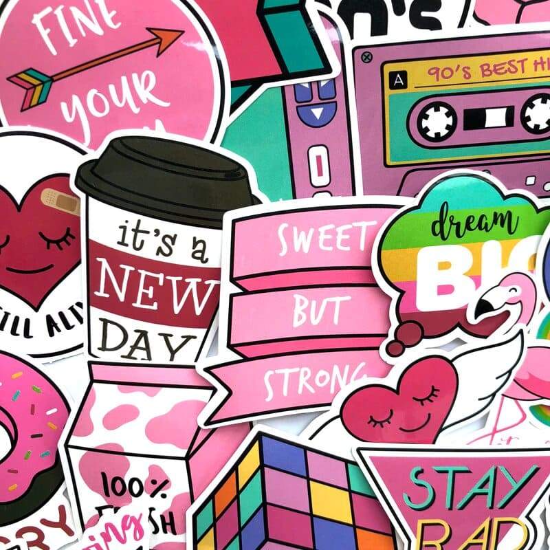 Stickers VSCO <br> Girly (60pcs) Stickers Mania