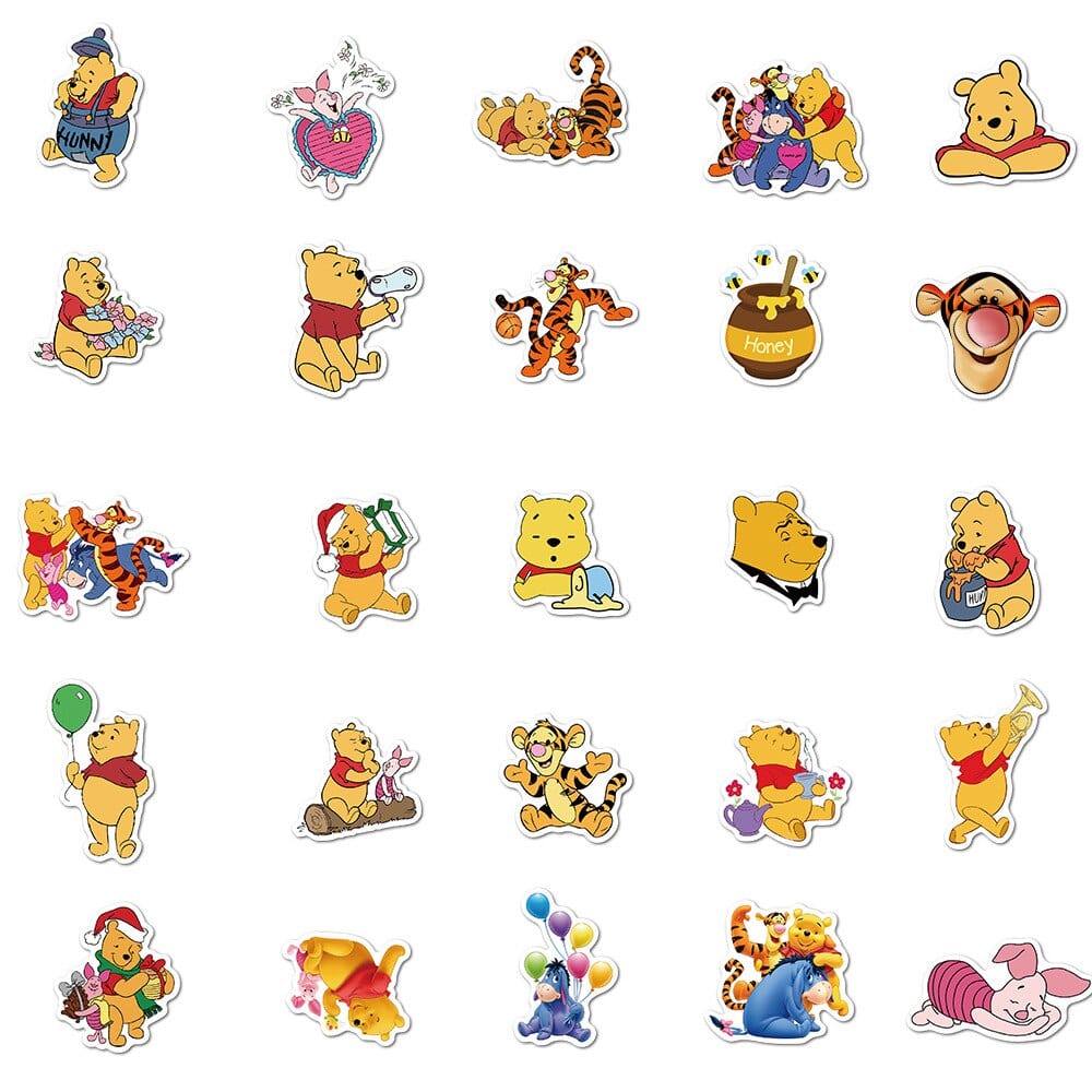 Stickers Winnie L'Ourson Stickers Mania