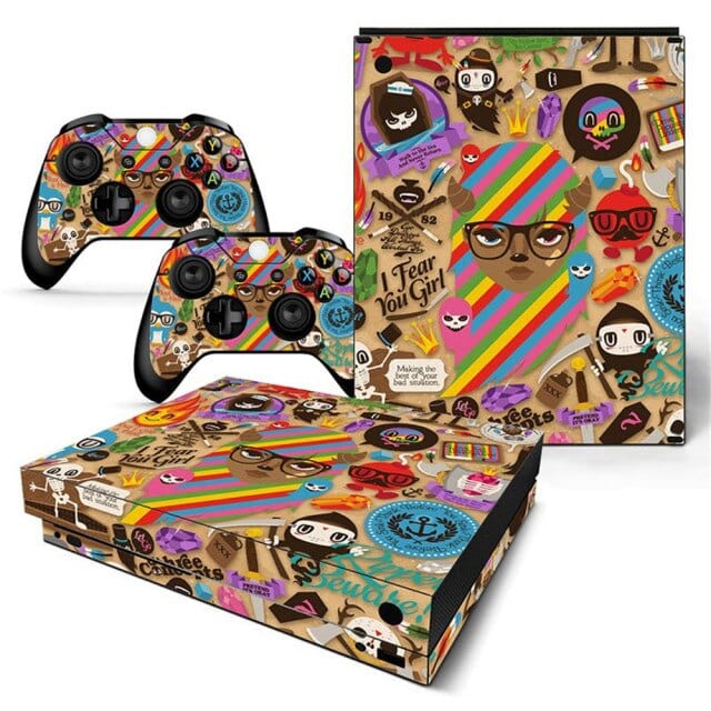 Stickers Xbox One X Hipster Stickers Mania
