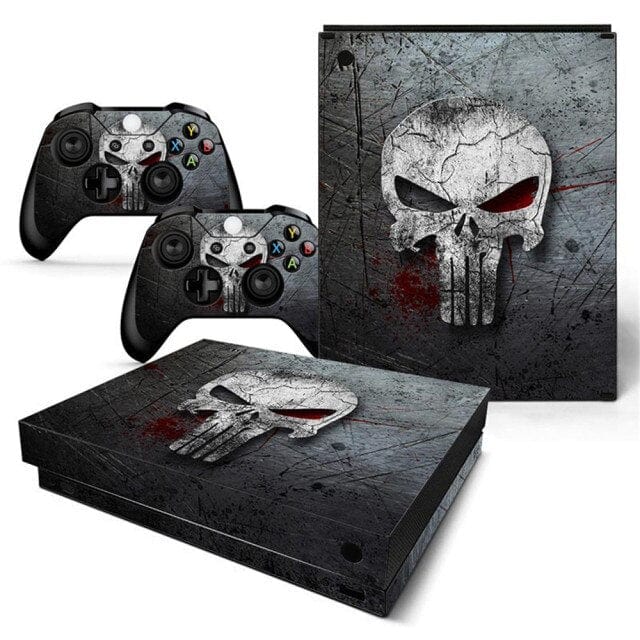 Stickers Xbox One X Punisher Stickers Mania