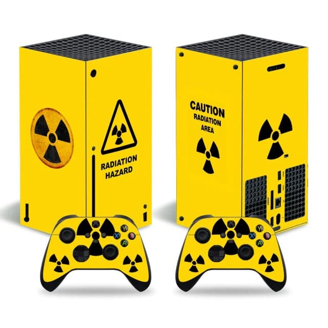 Stickers Xbox Series X<br> Radioactive Stickers Mania