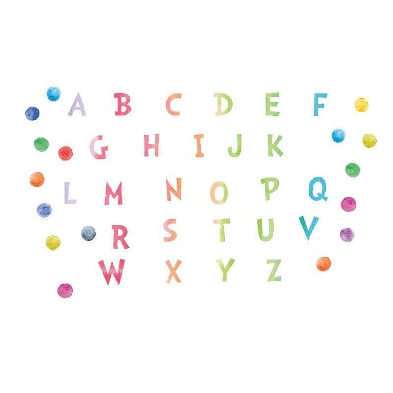 Autocollant Alphabet Multicolore Majuscule Stickers Mania