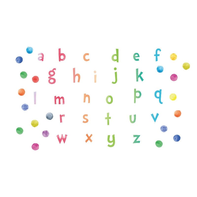 Autocollant Alphabet Multicolore Minuscule Stickers Mania