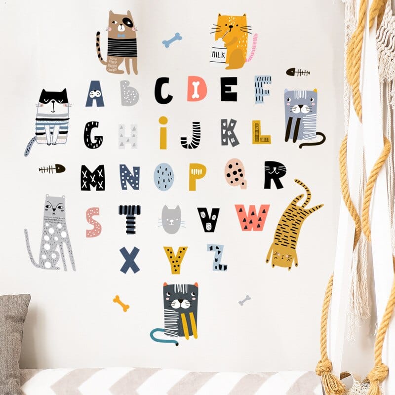 Autocollant Alphabet Rigolo Stickers Mania