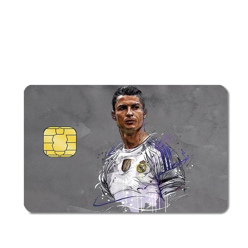 Autocollant Carte Bancaire Cristiano Ronaldo Stickers Mania