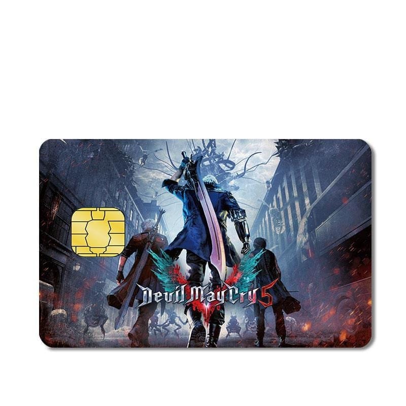 Autocollant Carte Bancaire Devil May Cry Stickers Mania