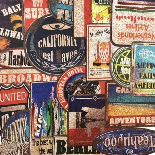 Autocollants Vintage | Pack de 36 Stickers Stickers Mania