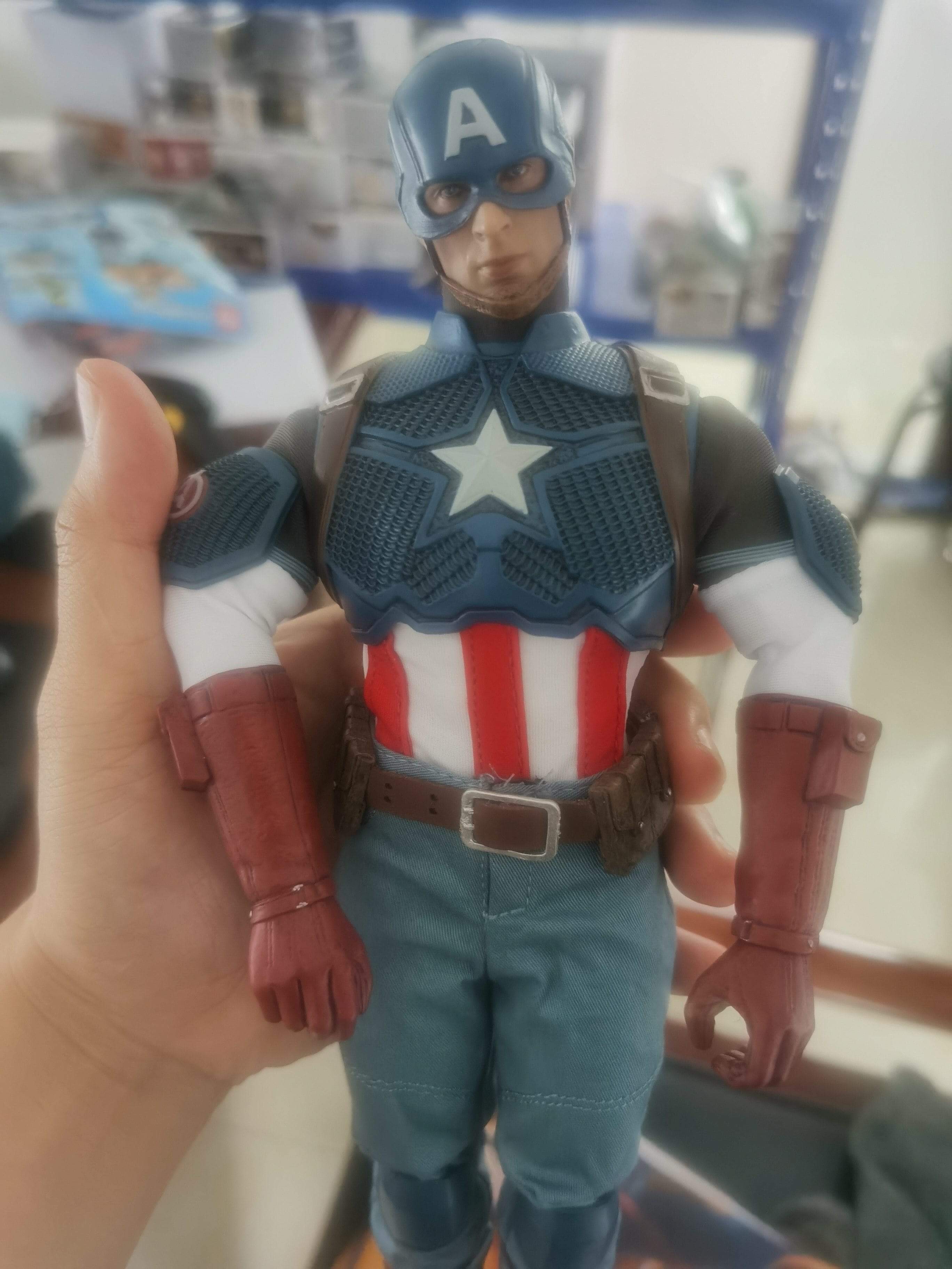 Figurine Articulée Captain America Stickers Mania