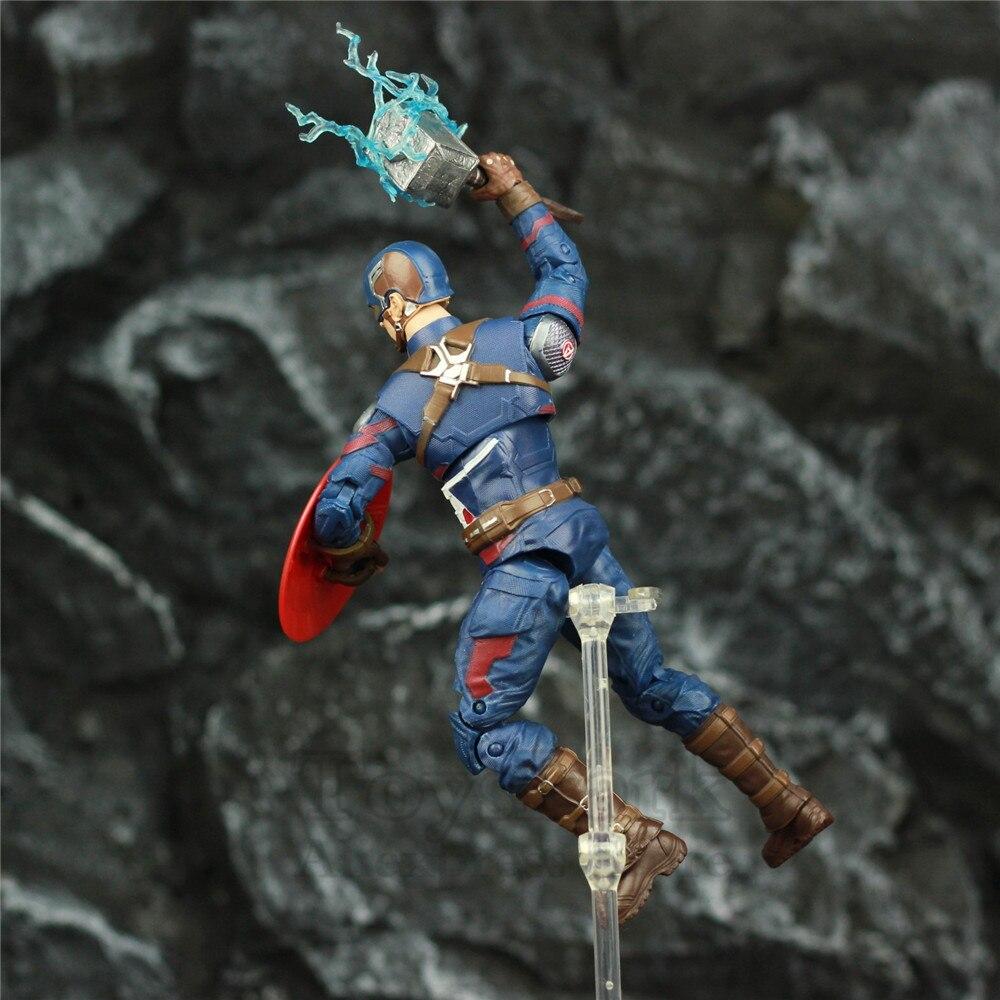 Figurine Captain America avec Marteau de Thor Stickers Mania