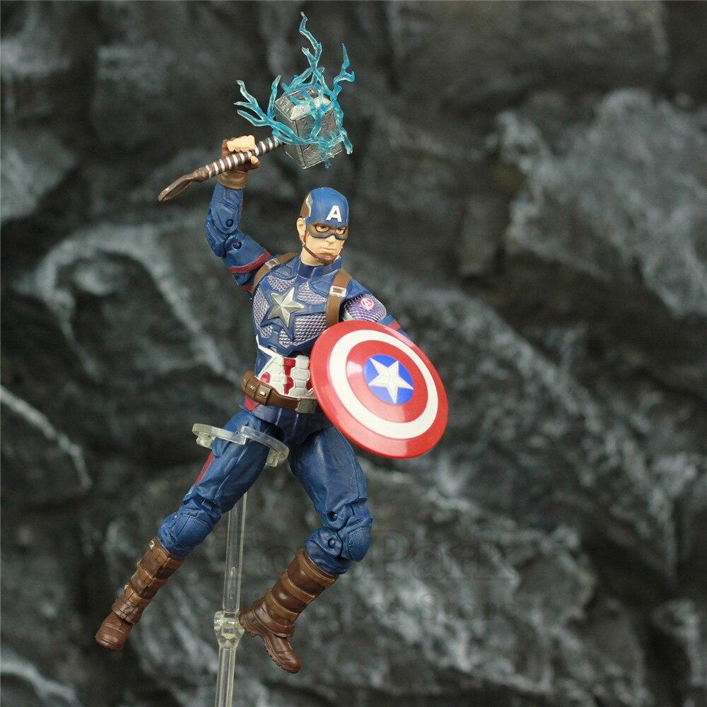 Figurine Captain America avec Marteau de Thor Stickers Mania