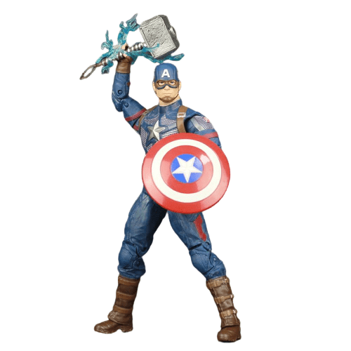 Figurine Captain America avec Marteau de Thor Stickers Mania