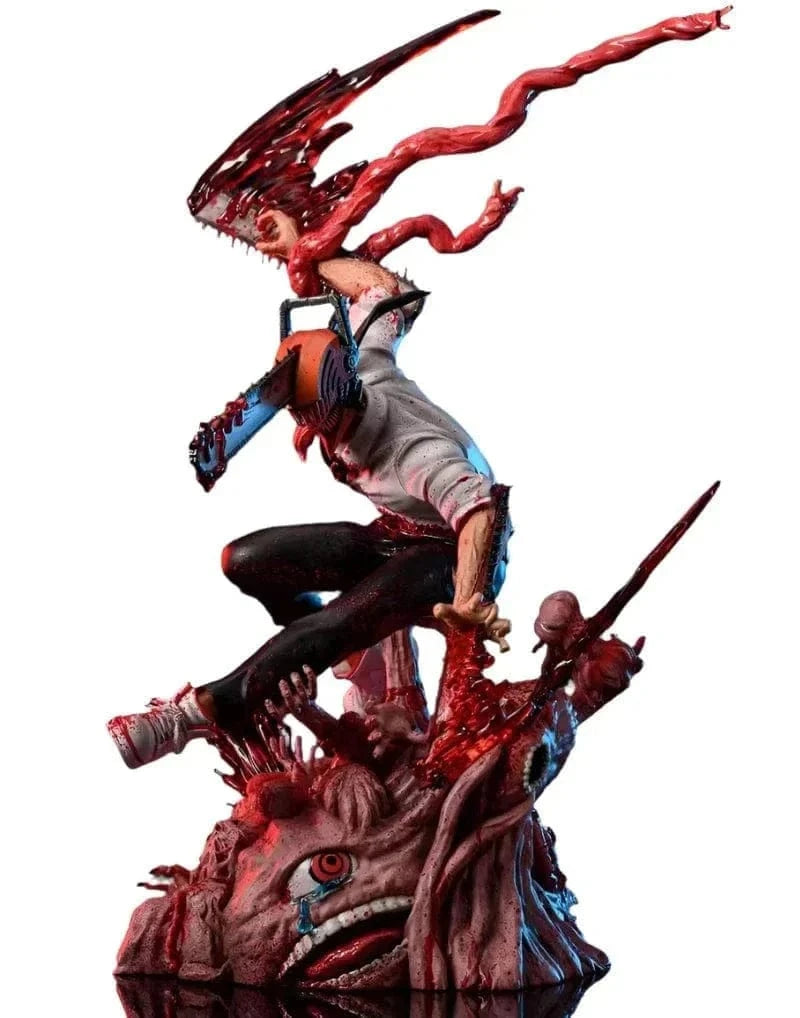 Figurine Chainsaw Man Collector en Résine Stickers Mania