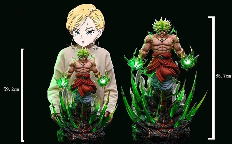 Figurine Collector en Resine Broly Full Power Stickers Mania