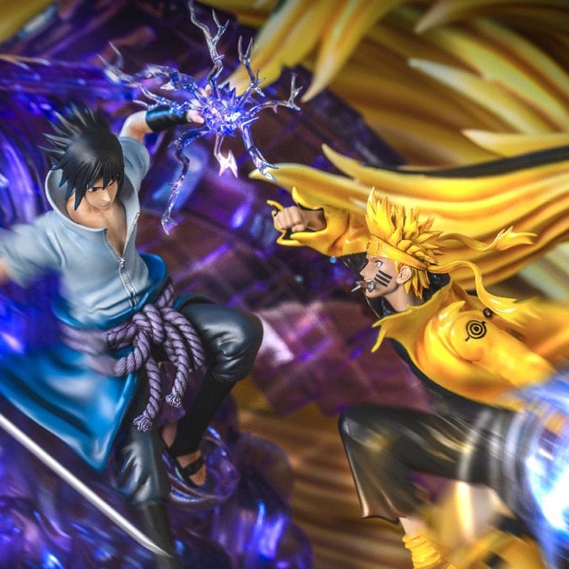 Figurine Collector en Resine Naruto et Sasuke Stickers Mania