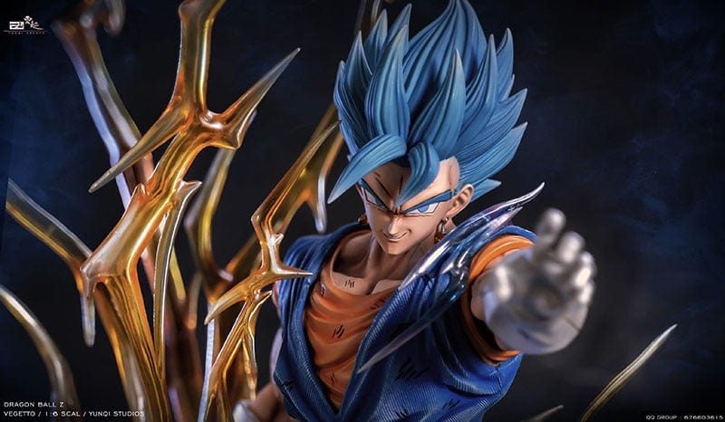 Figurine Collector en Resine Vegeto 3 têtes Stickers Mania