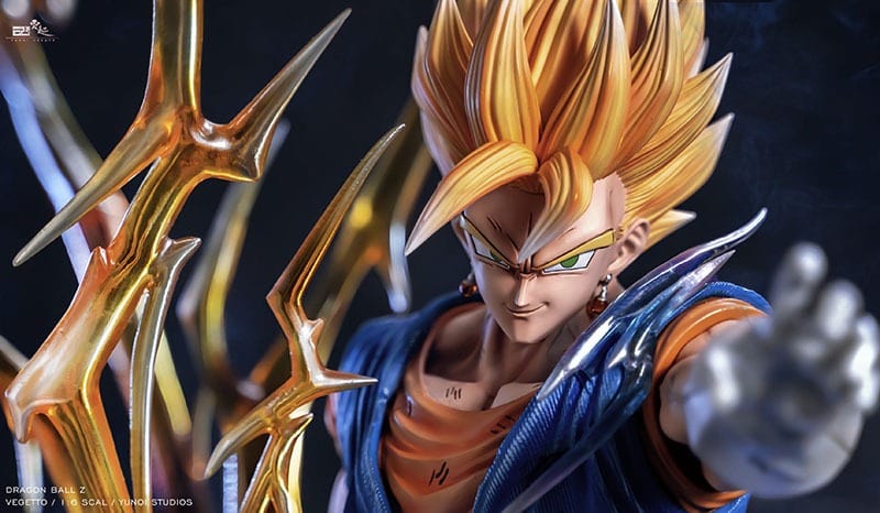 Figurine Collector en Resine Vegeto 3 têtes Stickers Mania