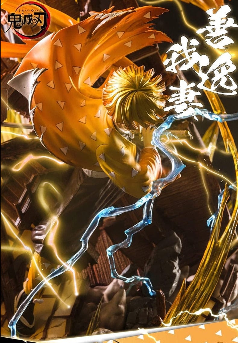 Figurine Collector en Resine Zenitsu Agatsuma Stickers Mania