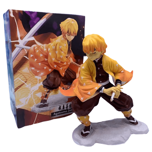 Figurine Demon Slayer Zenitsu 15 cm Stickers Mania