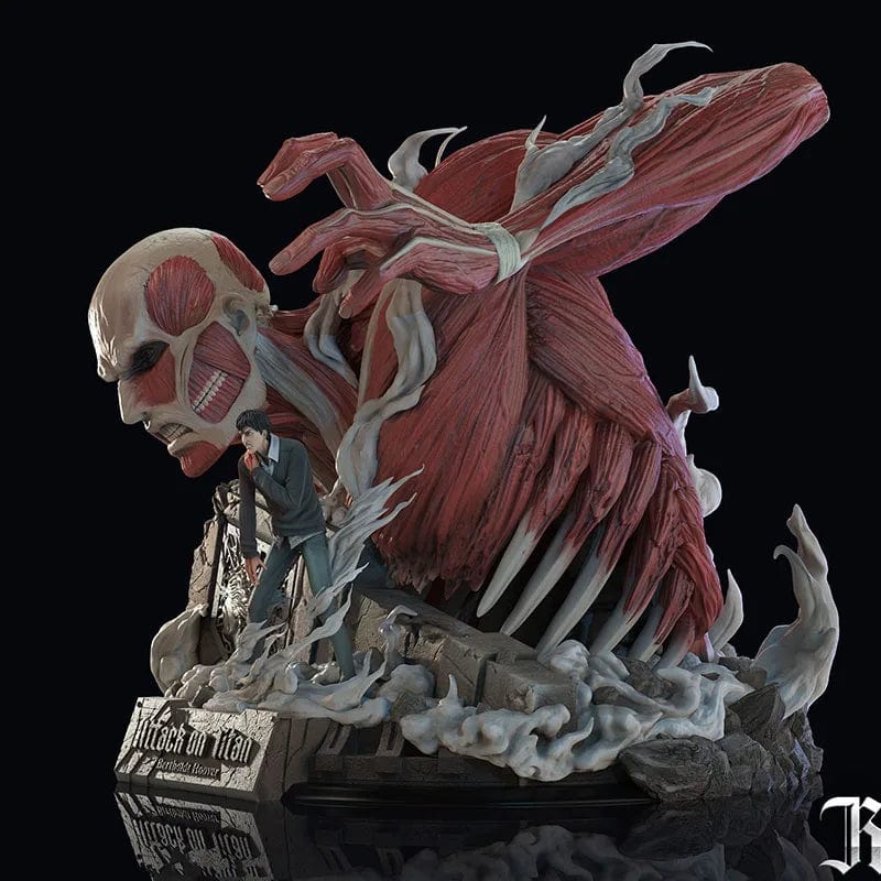 Figurine Édition Limitée en Resine Titan Colossal Stickers Mania