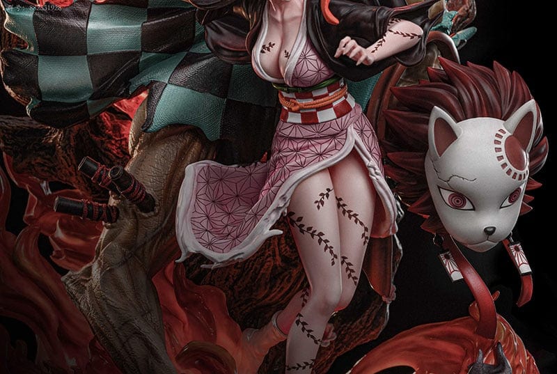 Figurine Lumineuse Collector en Resine Nezuko Stickers Mania