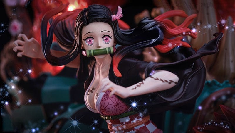 Figurine Lumineuse Collector en Resine Nezuko Stickers Mania