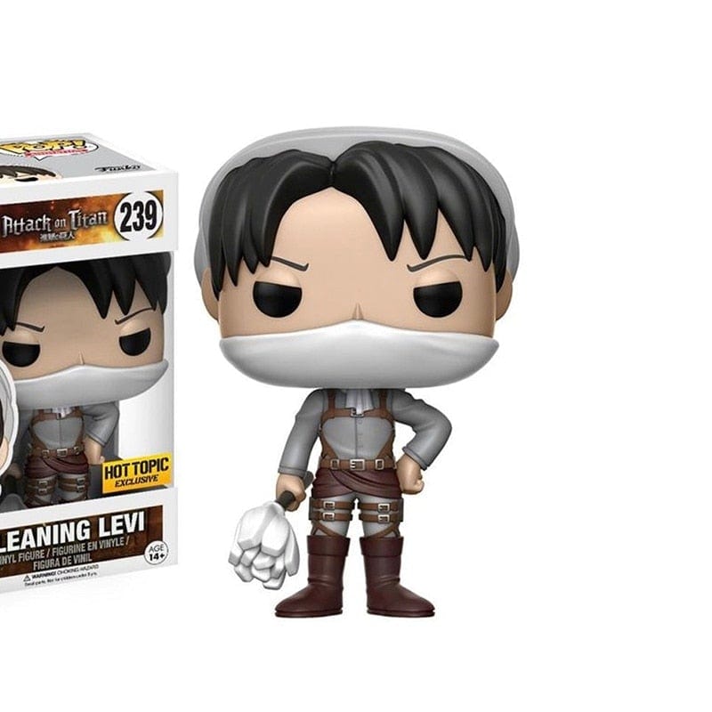 Figurine Pop SNK<br>Cleaning Levi #239 Stickers Mania