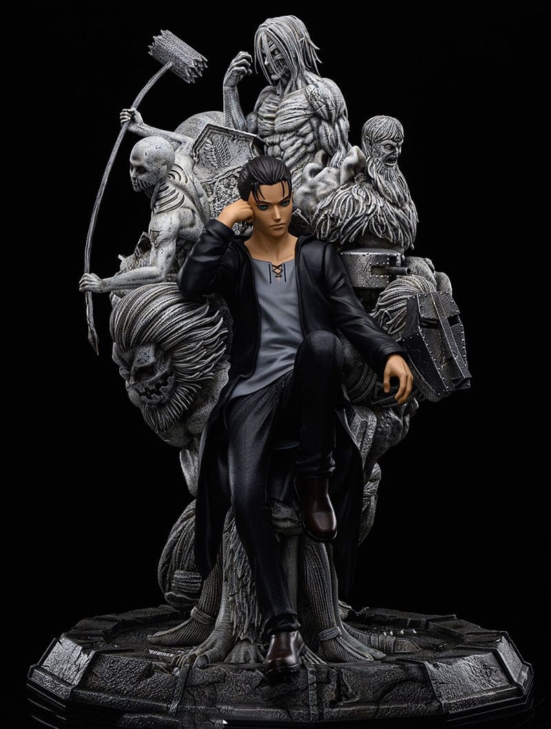 Figurine SNK Collector en Resine Eren Saison 4 Stickers Mania