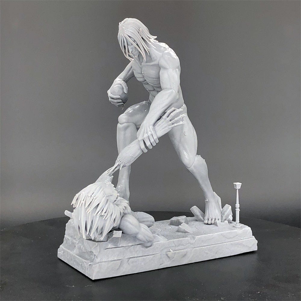 Figurine SNK Titan Assaillant vs Titan Mâchoire Stickers Mania