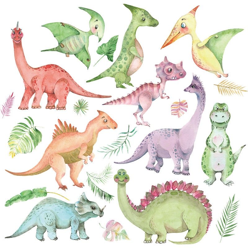 Grand Stickers Dinosaure Chambre Bébé Stickers Mania