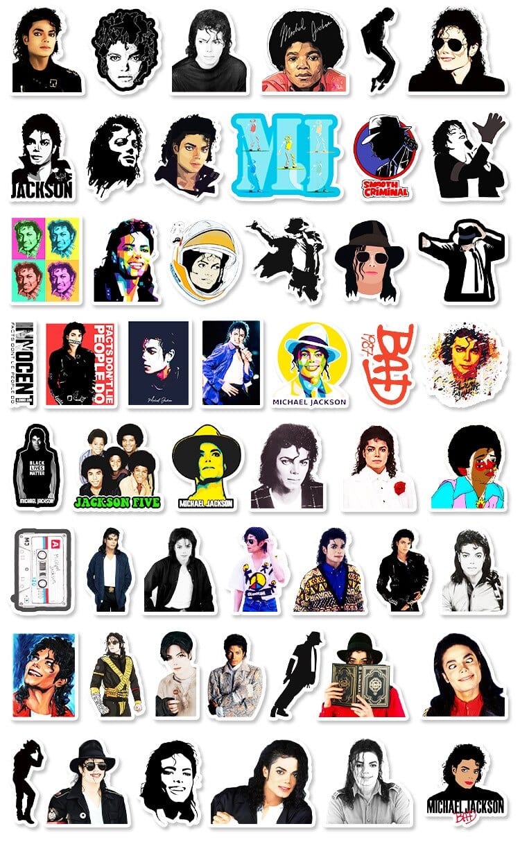 Michael Jackson Stickers Stickers Mania