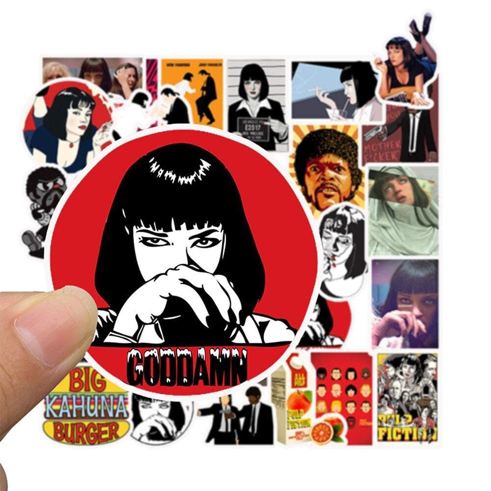 Pulp Fiction Stickers Stickers Mania