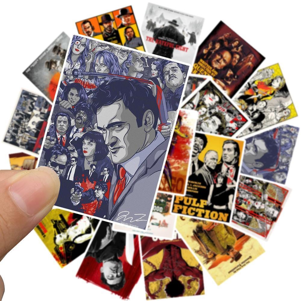 Quentin Tarantino Stickers <br> (Pack de 25) Stickers Mania
