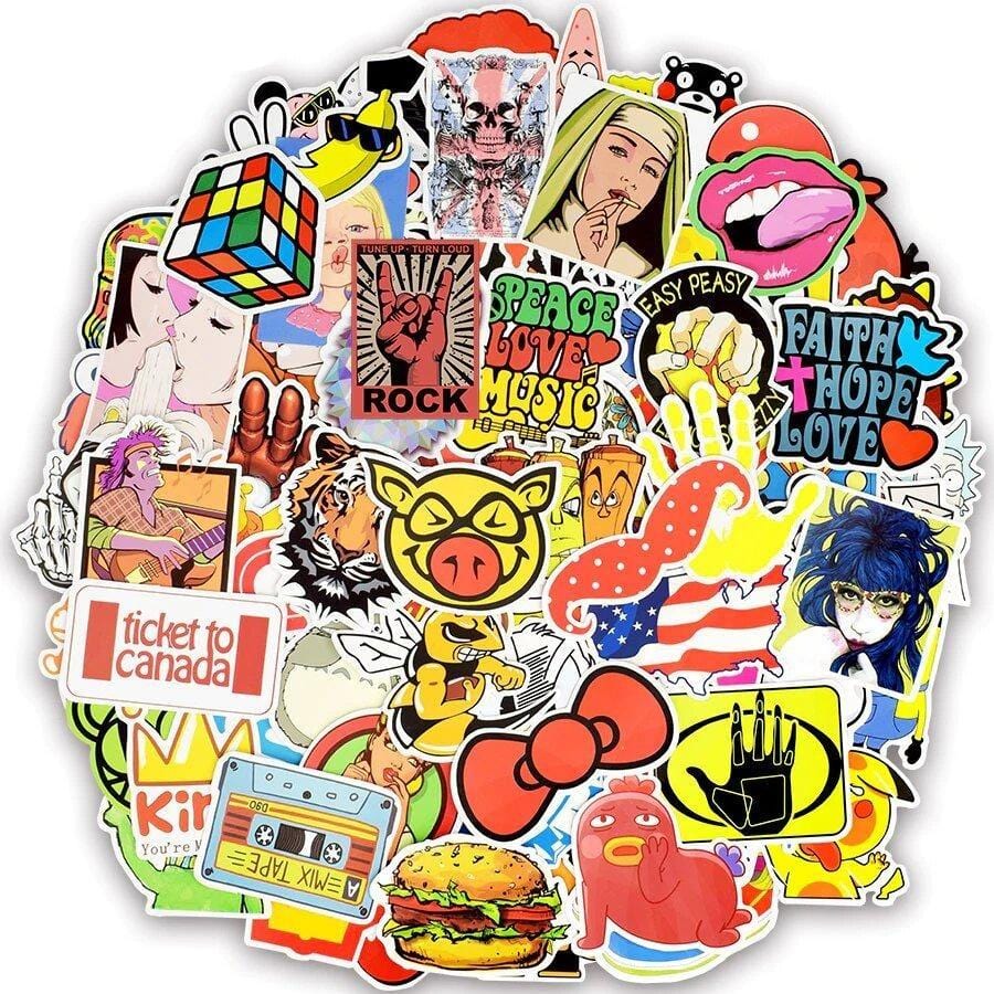Stickers Aesthetic <br> (Pack de 500) Stickers Mania