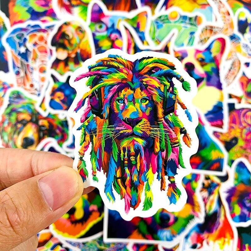 Stickers Animaux Couleurs Stickers Mania