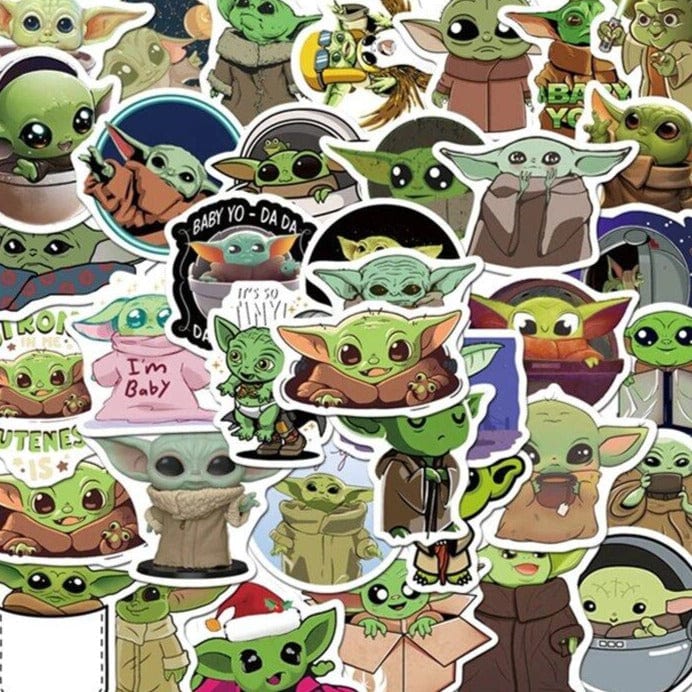 Stickers Baby Yoda Stickers Mania