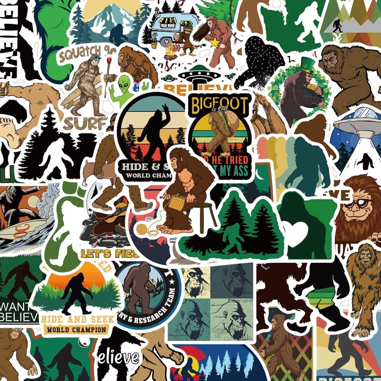 Stickers Big Foot Stickers Mania