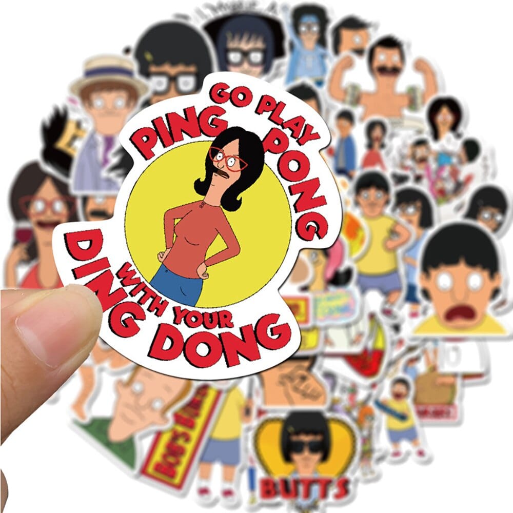 Stickers Bob's Burger Stickers Mania