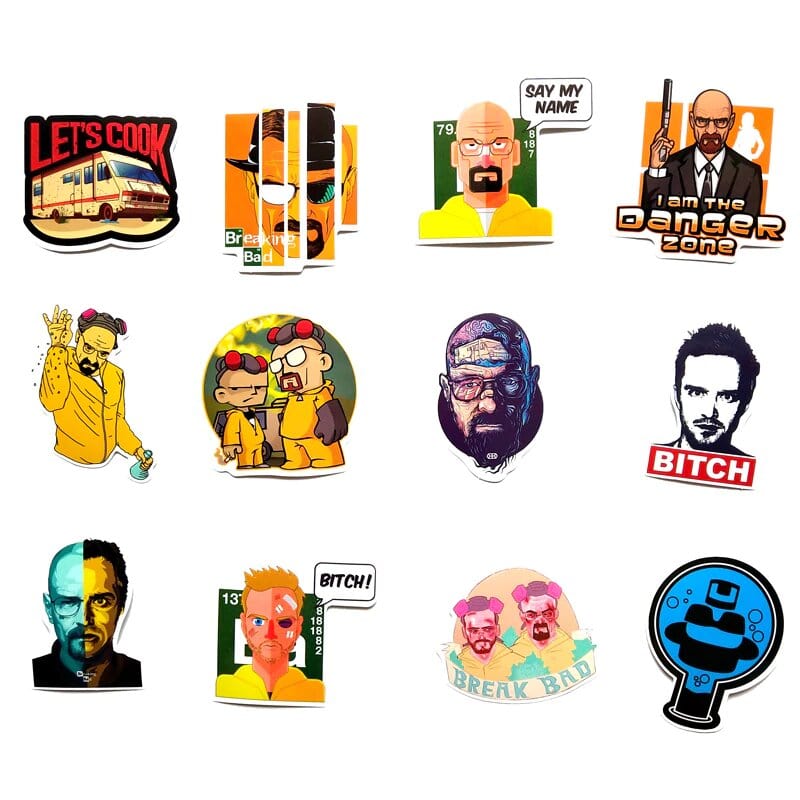 Stickers Breaking Bad Stickers Mania