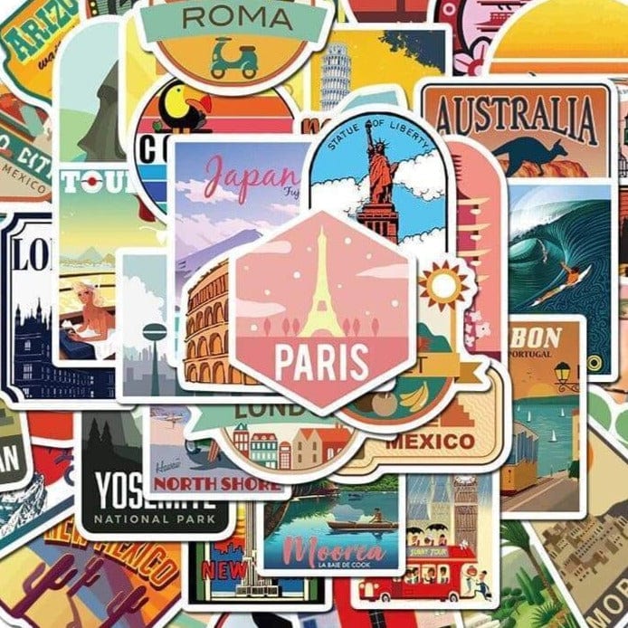 Stickers Capitales du Monde Stickers Mania