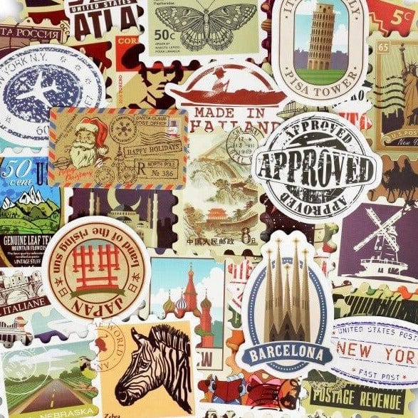 Stickers Carnet de Voyage Stickers Mania